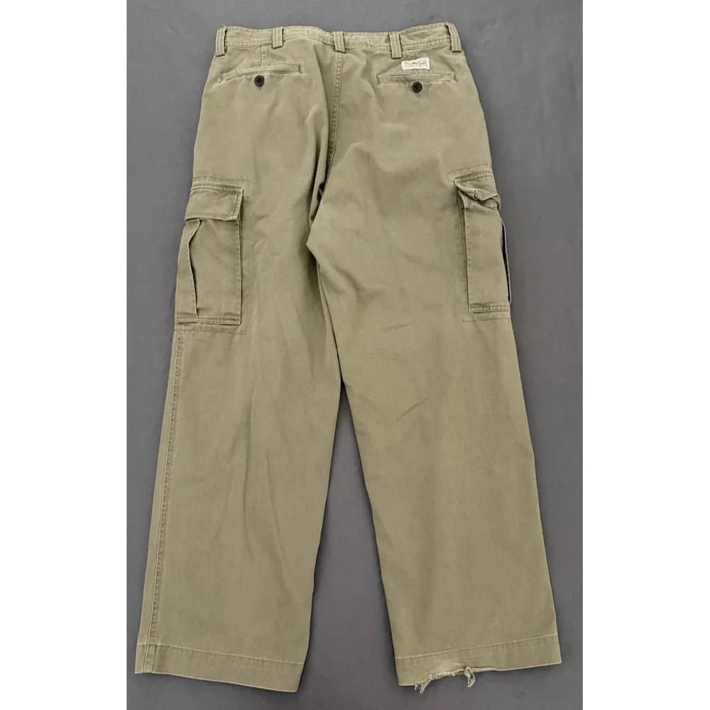 VTG Polo Ralph Lauren Pants Men's Size 36X30 Green RL 67 Chino Cargo Classic